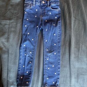 Jumping Beans Kids Blue Floral Jeans